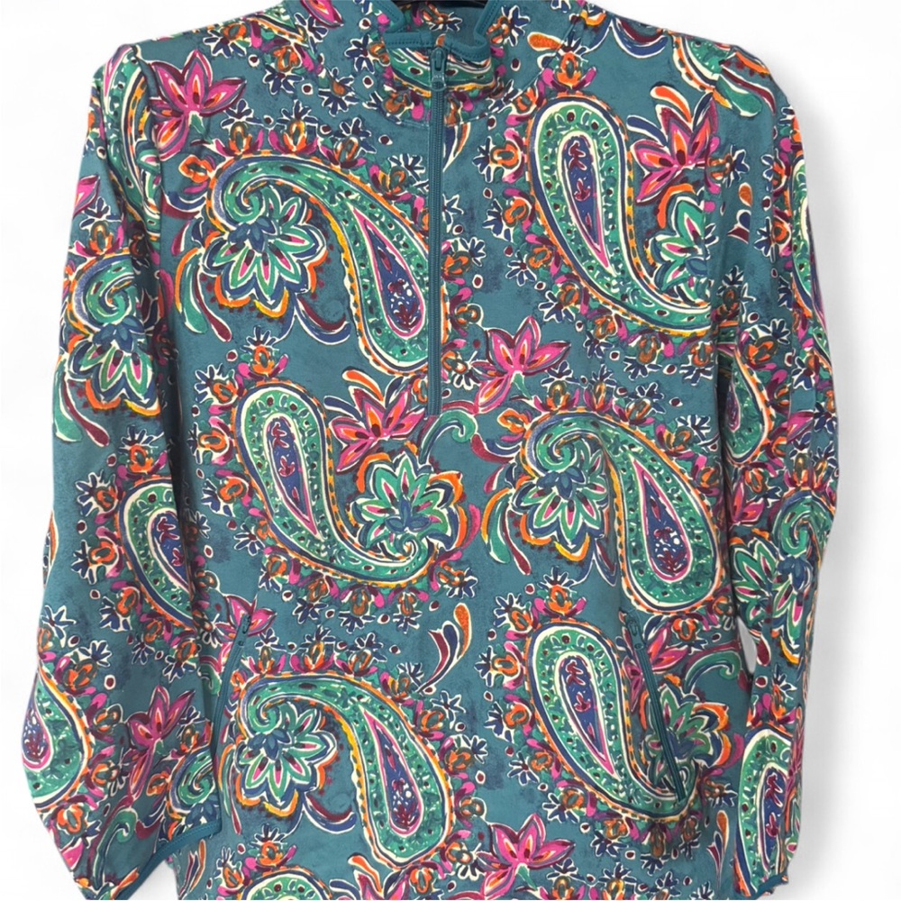 Talbots Paisley Patterned Jacket